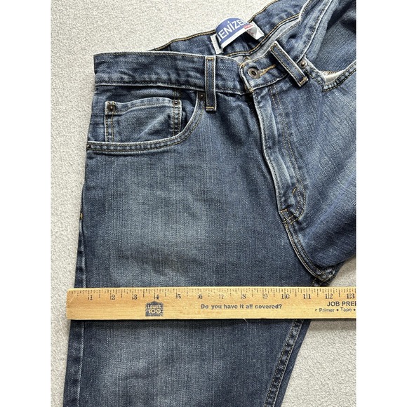 Denizen 236 Jeans Mens 34x30 Blue Regular Fit Straight Leg Denim YKK Zipper - Picture 11 of 14